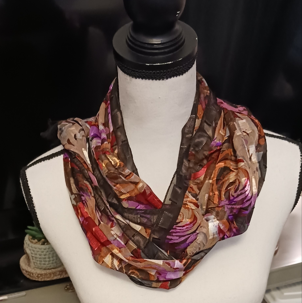 Scarf woman's multi color NWT